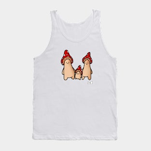 Mushroom Creature Family Tank Top